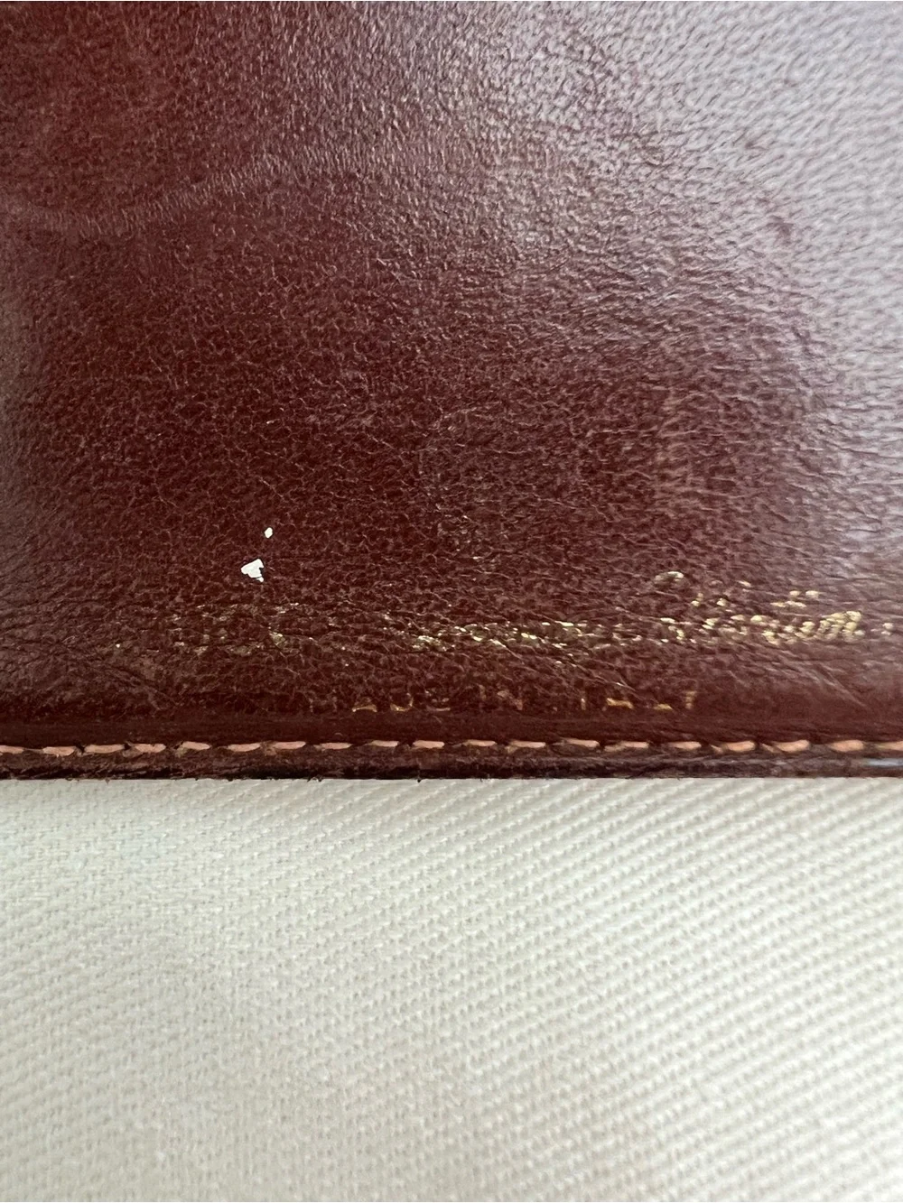 Gucci Beige & Brown Monogram Card Holder